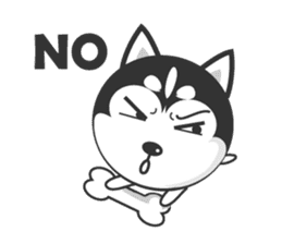 Naughty Huskies sticker #1569467