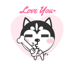 Naughty Huskies sticker #1569468