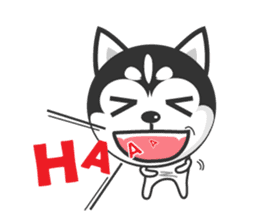 Naughty Huskies sticker #1569469
