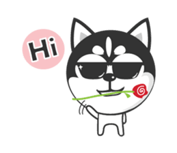 Naughty Huskies sticker #1569470