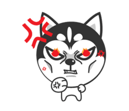 Naughty Huskies sticker #1569471
