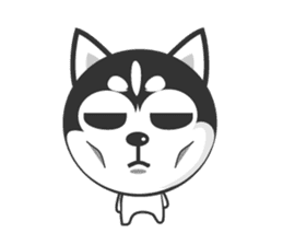 Naughty Huskies sticker #1569472