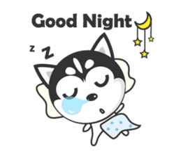 Naughty Huskies sticker #1569477