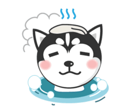 Naughty Huskies sticker #1569478