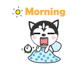 Naughty Huskies sticker #1569482