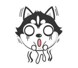 Naughty Huskies sticker #1569483
