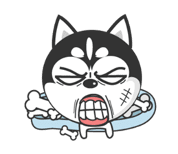 Naughty Huskies sticker #1569486