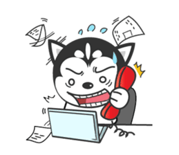 Naughty Huskies sticker #1569487