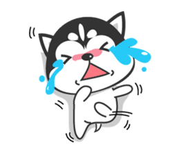 Naughty Huskies sticker #1569488