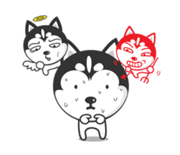 Naughty Huskies sticker #1569489