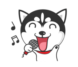 Naughty Huskies sticker #1569490