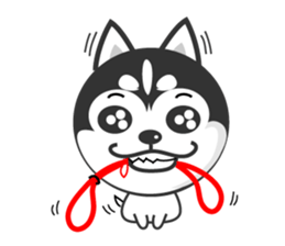 Naughty Huskies sticker #1569491
