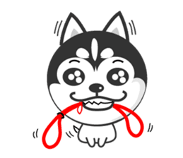Naughty Huskies sticker #1569491
