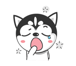 Naughty Huskies sticker #1569495