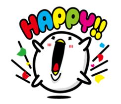 Best life shiratama Mr. stamp sticker #1569896