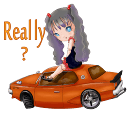 Mach Momo-chan sticker #1570020