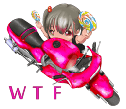 Mach Momo-chan sticker #1570030