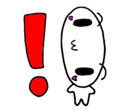 Uchuppi is a little gray sticker #1570171