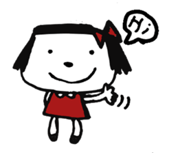 rinko and merry friends sticker #1570256