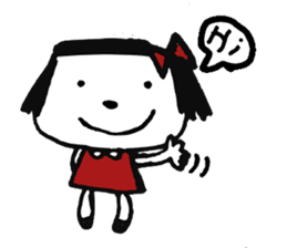 rinko and merry friends sticker #1570256