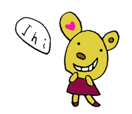 rinko and merry friends sticker #1570259