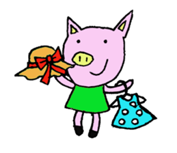 rinko and merry friends sticker #1570260