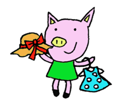 rinko and merry friends sticker #1570260