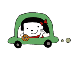 rinko and merry friends sticker #1570264