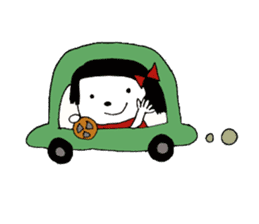 rinko and merry friends sticker #1570264