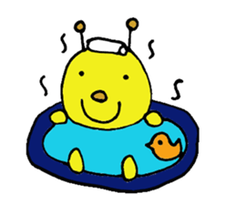 rinko and merry friends sticker #1570265