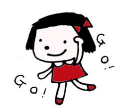 rinko and merry friends sticker #1570267