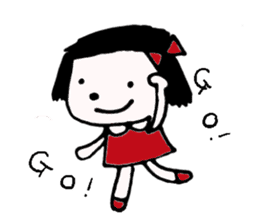 rinko and merry friends sticker #1570267