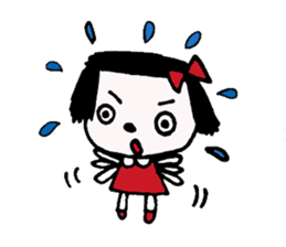 rinko and merry friends sticker #1570269