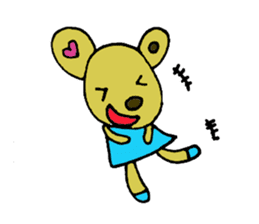 rinko and merry friends sticker #1570270