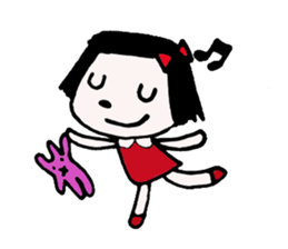 rinko and merry friends sticker #1570271