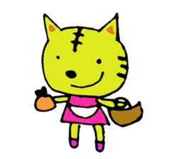 rinko and merry friends sticker #1570272