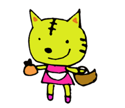 rinko and merry friends sticker #1570272