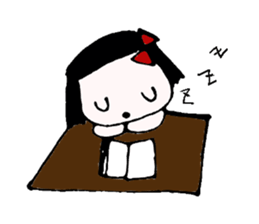 rinko and merry friends sticker #1570277