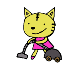 rinko and merry friends sticker #1570279