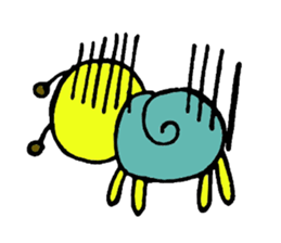 rinko and merry friends sticker #1570280