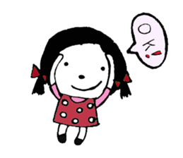 rinko and merry friends sticker #1570282