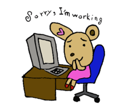 rinko and merry friends sticker #1570284