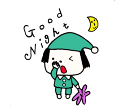 rinko and merry friends sticker #1570286