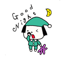 rinko and merry friends sticker #1570286