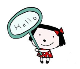 rinko and merry friends sticker #1570287