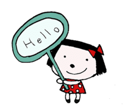 rinko and merry friends sticker #1570287