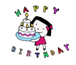 rinko and merry friends sticker #1570289