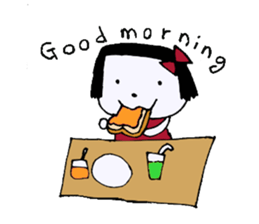 rinko and merry friends sticker #1570291