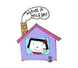 rinko and merry friends sticker #1570292