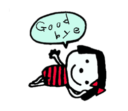 rinko and merry friends sticker #1570294